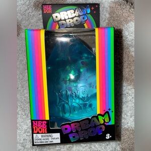 NEE DOH Dream Drop Blue Shimmer Stress Toy
